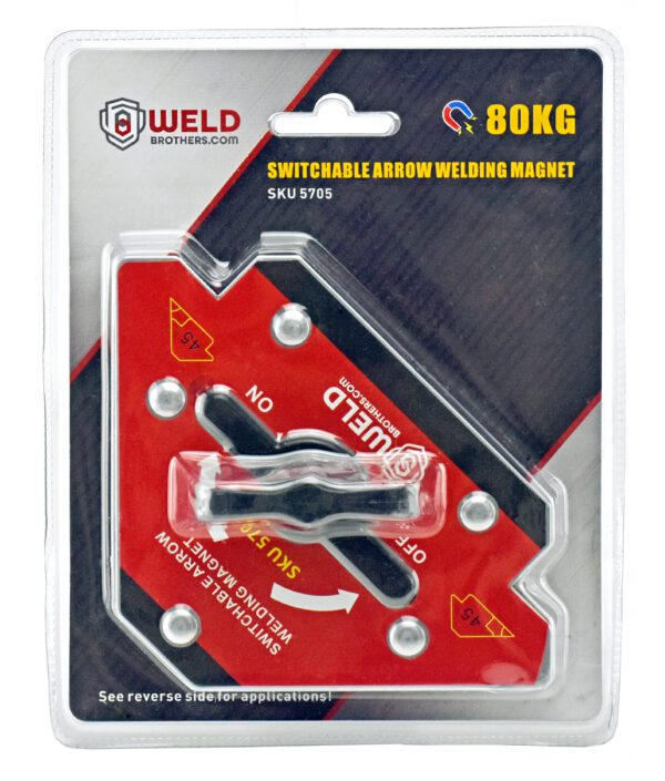 Weld Brothers 80kg Switchable Arrow Welding Magnet - Image 2