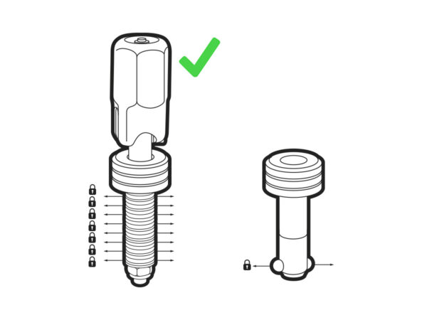 PIHER TS UNIVERSAL CLAMPING BOLT Ø16mm - Image 11